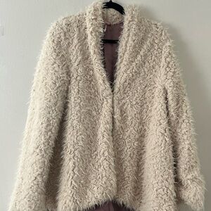 Free People x Urban Outfitters Cozy Faux Fur Jacket Coat
